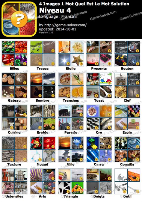 Solveur 4 Images 1 Mot .